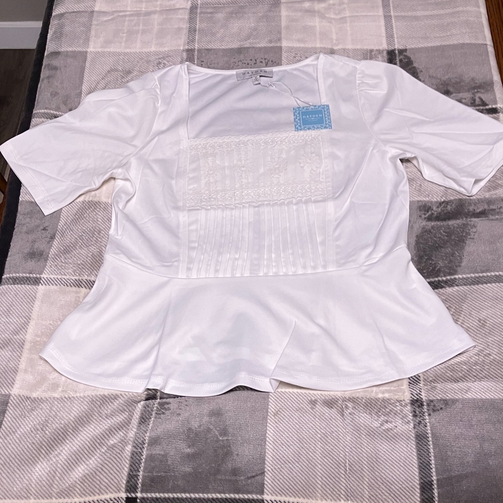 Hayden Elegant White Blouse